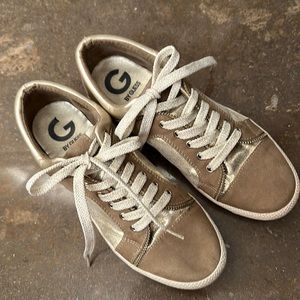G by Guess gold sneakers